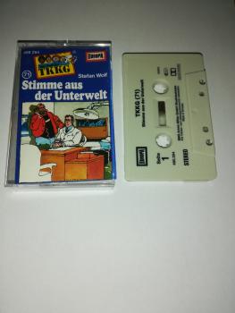 TKKG Folge 71 Stimme aus der Unterwelt Grau mit Schwarzen Druck 490264-209 Europa